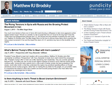 Tablet Screenshot of matthewrjbrodsky.com